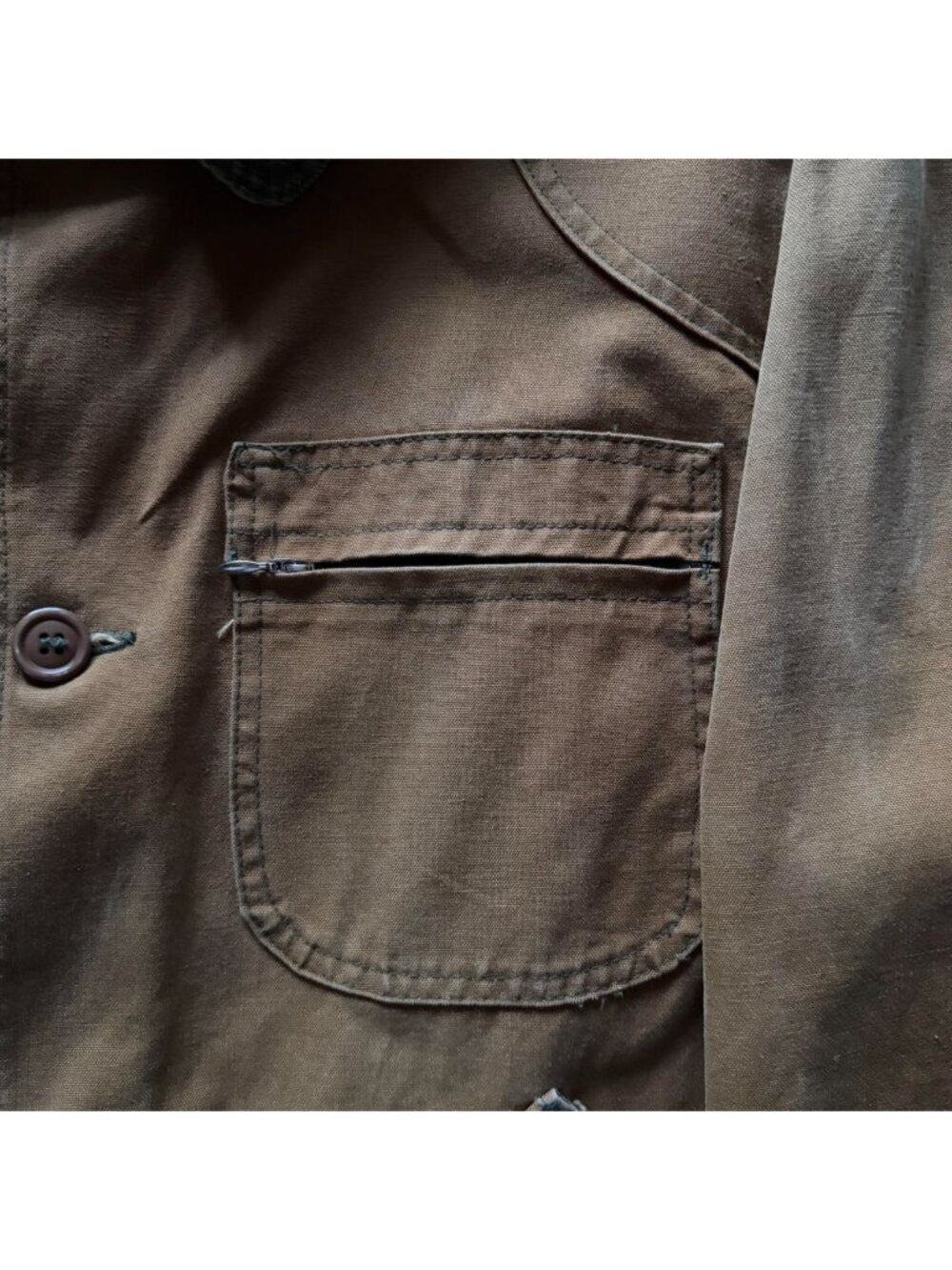 vintage 90s LL bean duck canvas chore coat - Picture 2 of 4